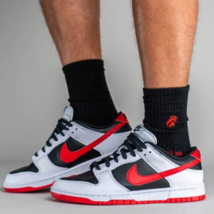 Giay Nike Dunk Low 'White Black Red' FD9762-061
