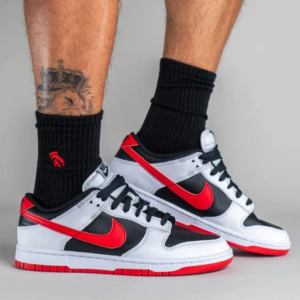 Giay Nike Dunk Low 'White Black Red' FD9762-061
