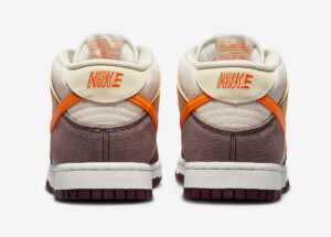 Giay Nike Dunk Mid 'Coconut Milk Plum Orange' DV0830-101