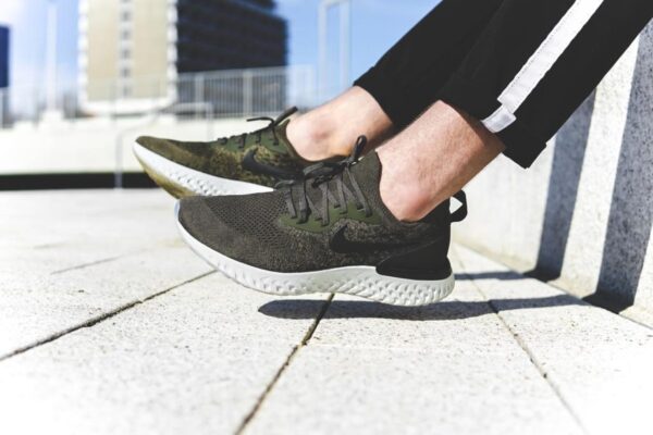 Giày Nike Epic React Flyknit 'Olive' AQ0067-300 - Hình ảnh 4