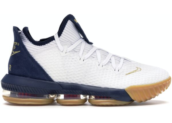 Giày Nike LeBron XVI Low "Americana" White CI2668-101