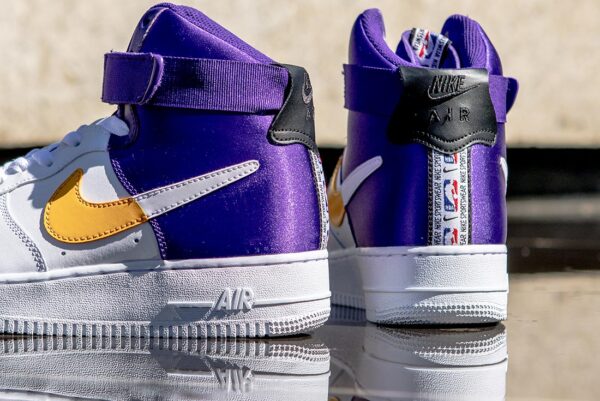 Giày Nike Air Force 1 High NBA 'Lakers' BQ4591-101 - Hình ảnh 3