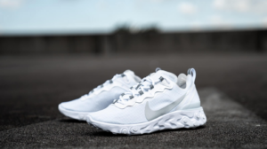 Alternative view of Giày Nike React Element 55 Pure Platinum BQ6167-101
