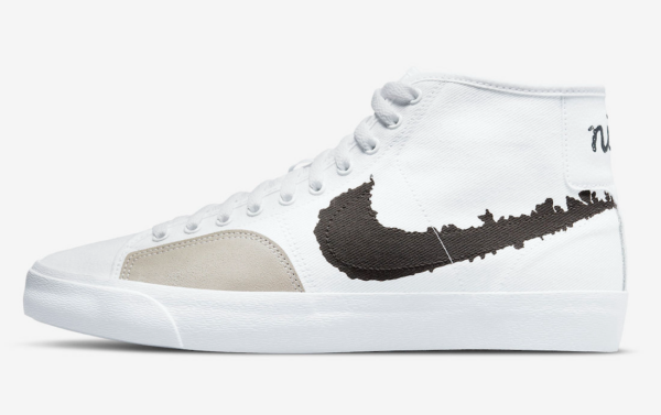 Giày Nike SB Blazer Court Mid 'Black White' DM8553-100 - Hình ảnh 6