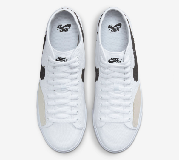 Giày Nike SB Blazer Court Mid 'Black White' DM8553-100 - Hình ảnh 7