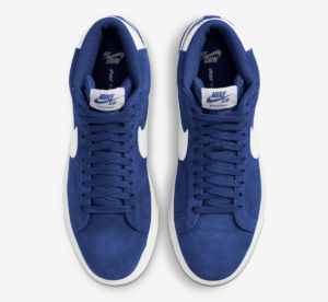 Giay Nike SB Blazer Mid 'Blue Suede' 864349-403