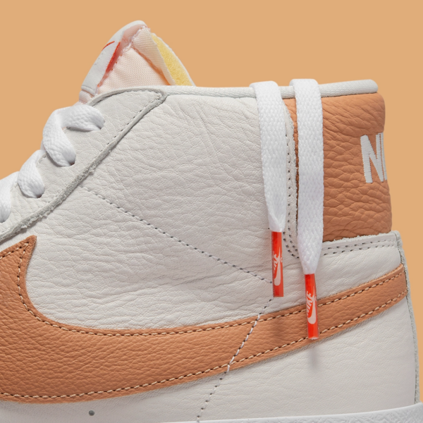 Giày Nike SB Zoom Blazer 'White Orange' DM0587-100 - Hình ảnh 2