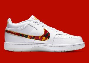 Alternative view of Giày Nike Sky Force 'White Red Camo' CZ7892-100