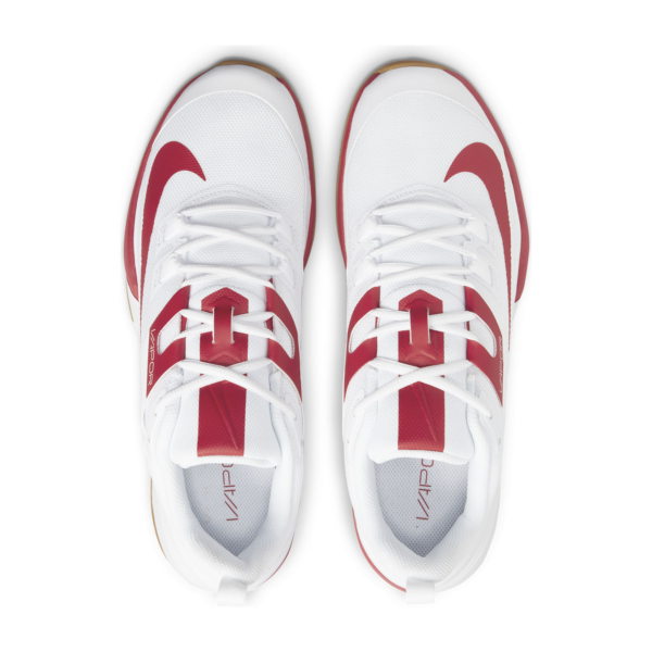 Giày Tennis Nike Court Vapor Lite HC 'White Red' DH2949-188 - Hình ảnh 2