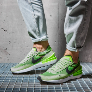 Alternative view of Giày Nike Waffle One 'Electric Green' DA7995-300