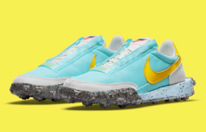 Alternative view of Giày Nike Waffle Racer Crater 'Bleached Aqua' CT1983-400