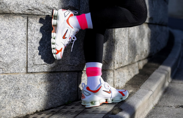 Giày Nike Shox Nova 'White Red' AT8046-101 - Hình ảnh 2