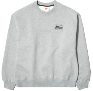 Ao Nike x Stussy Crew Fleece 'Grey' DO9337-063