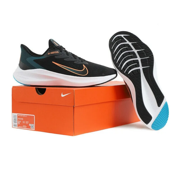 Giày Nike Air Zoom Winflo 7 'Black Atomic Orange' CJ0291-013 - Hình ảnh 6