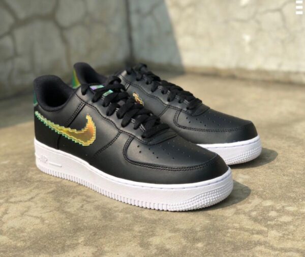Giày Nike Air Force 1 LV8 GS 'Digital Swoosh Black' CW1577-002 - Hình ảnh 7
