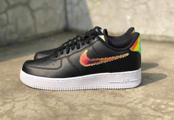 Giày Nike Air Force 1 LV8 GS 'Digital Swoosh Black' CW1577-002 - Hình ảnh 9