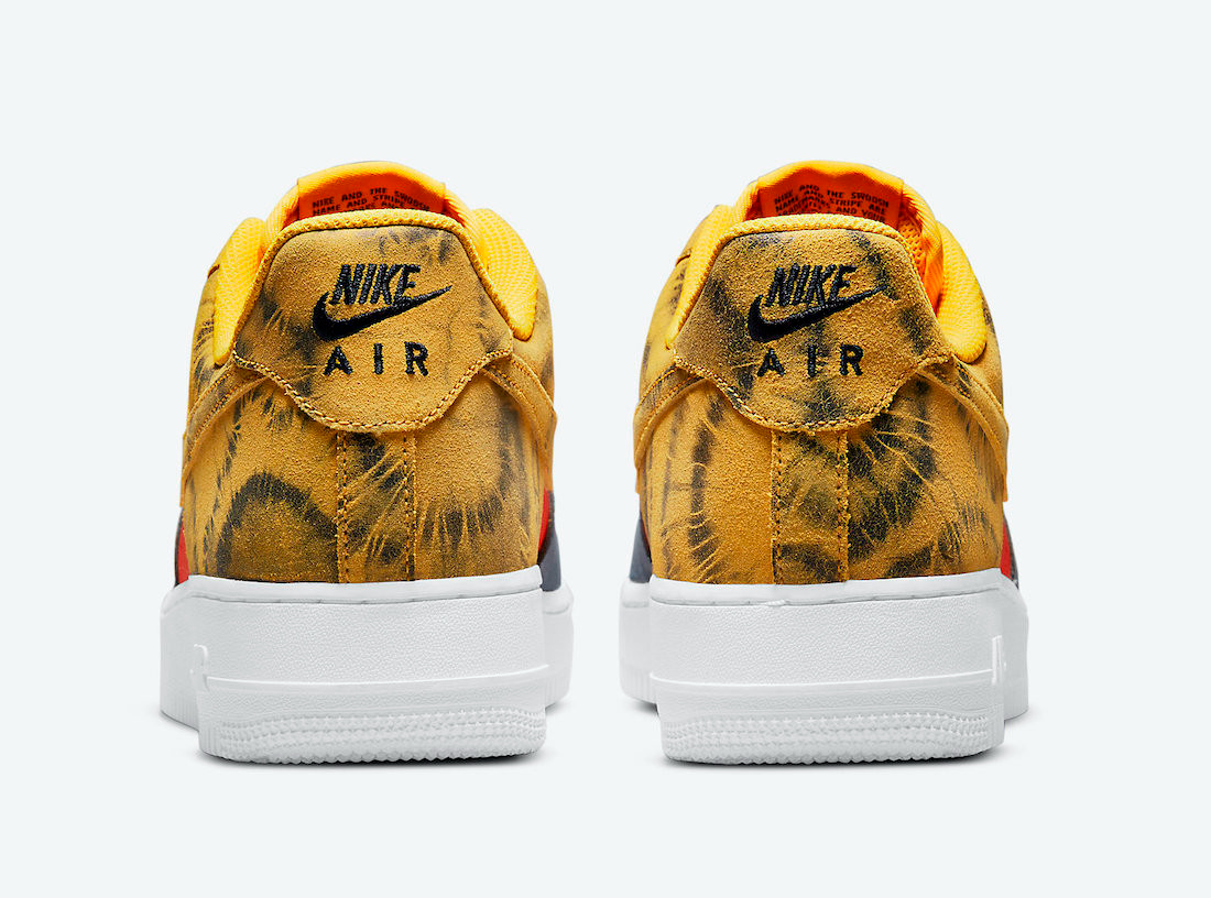 Giày Nike Air Force 1 '07 LV8 'Dark Sulphur Tie-Dye' CZ0337-700 - Ảnh 5
