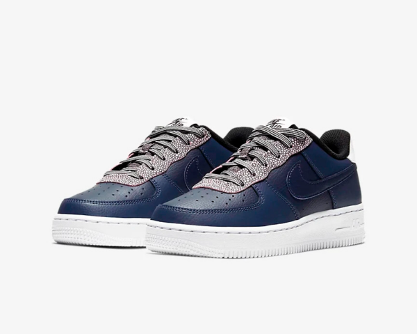 Giày Nike Air Force 1 LV8 4 GS 'Pebble Print Midnight Navy' CN5715-400 - Hình ảnh 3