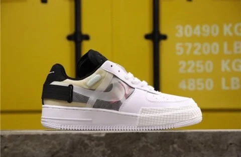 Giày Nike Air Force 1 Type White Black Volt AT7859-101 - Hình ảnh 7