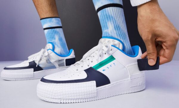 Giày Nike Air Force 1 Type White Obsidian CQ2344-100 - Hình ảnh 3