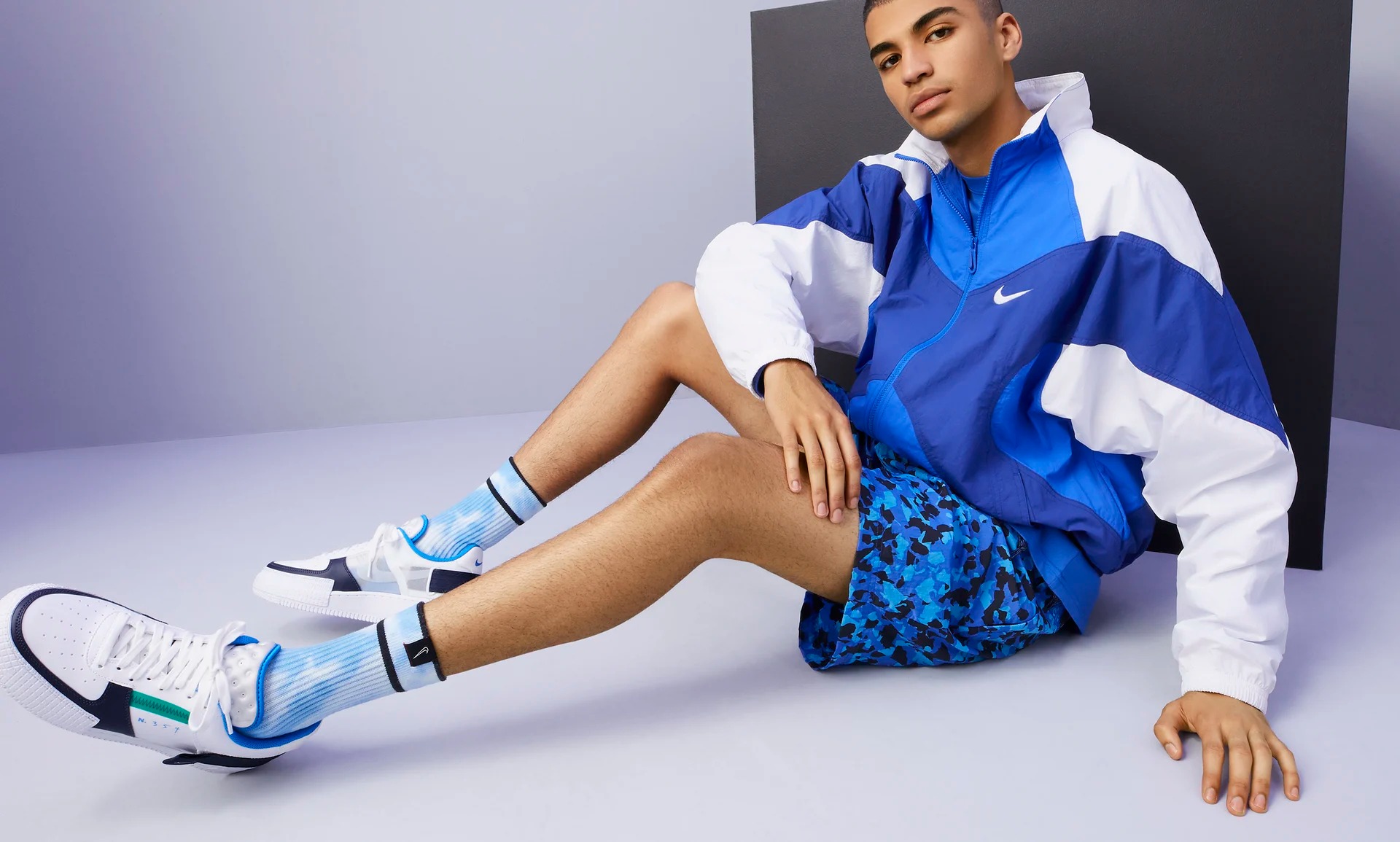 Giày Nike Air Force 1 Type White Obsidian CQ2344-100 - Ảnh 2