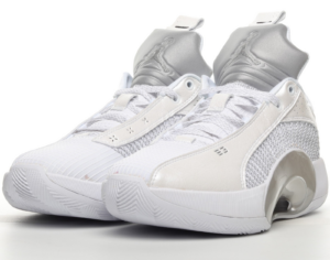 Alternative view of Giày Nike Air Jordan 35 Low PF 'White Metallic Silver' CW2459-100