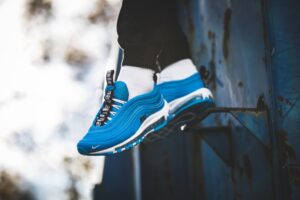 Alternative view of Giày Nike Air Max 97 Premium 'Blue Hero' AV3180-400