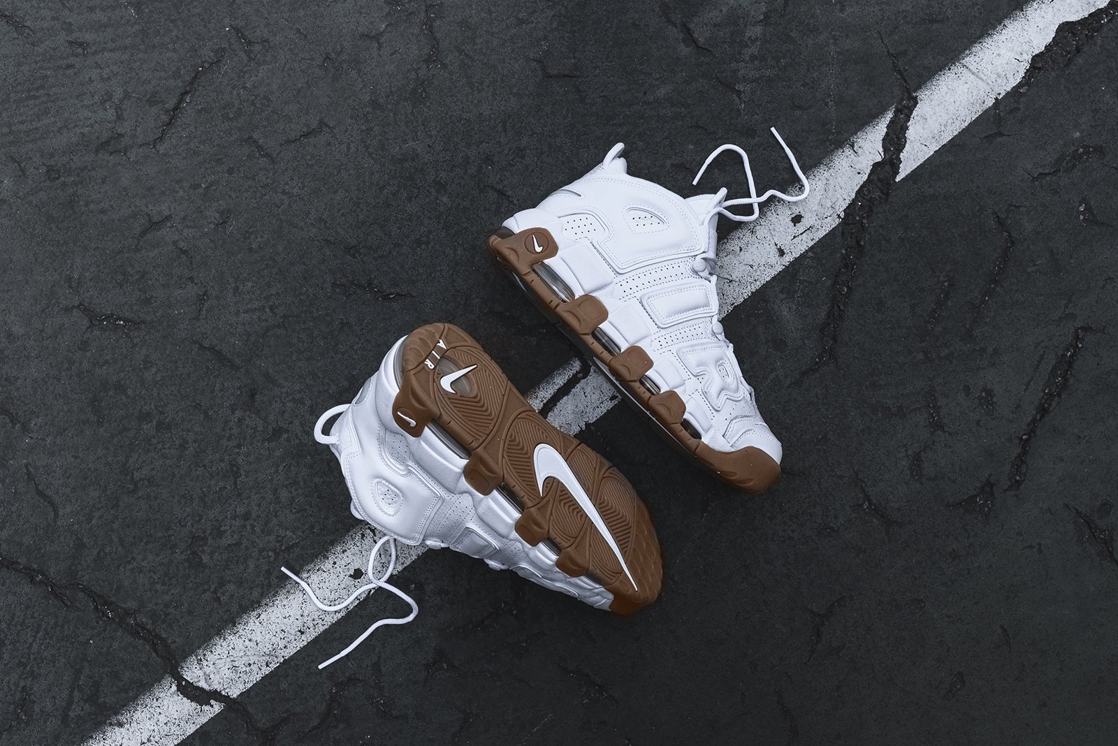 Giày Nike Air More Uptempo GS 'White Gum' 415082-101 - Ảnh 9