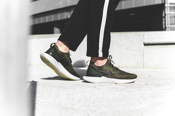 Giày Nike Epic React Flyknit 'Olive' AQ0067-300 - Hình ảnh 3