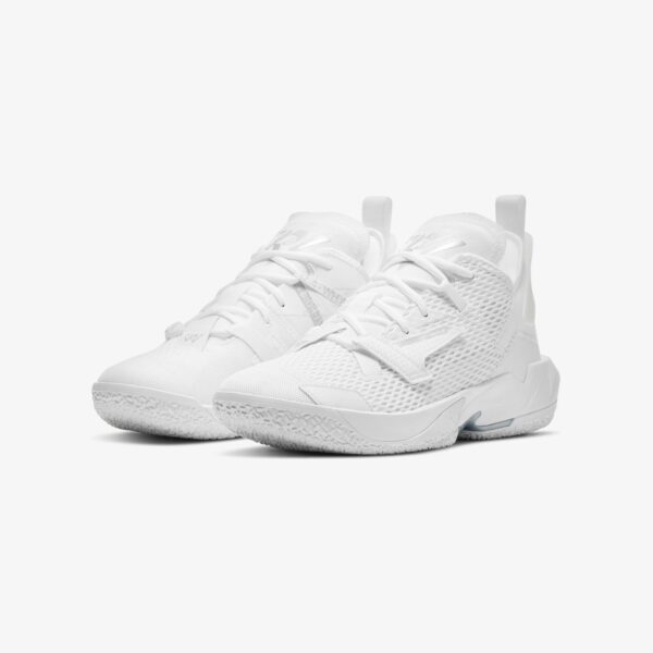 Giày Nike Jordan Why Not? Zer0.4 'Triple White' CQ4230-101 - Hình ảnh 4