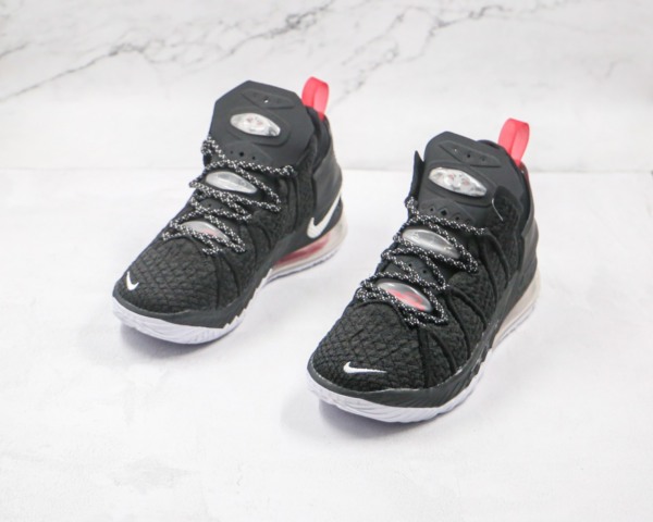 Giày Nike LeBron 18 GS 'Black University Red' CW2760-001 - Hình ảnh 4