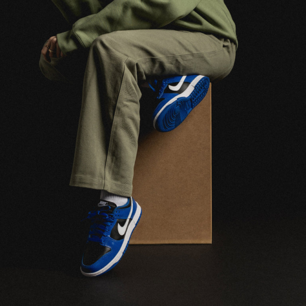 Giày Nike Dunk Low Essential 'Game Royal Black White' DQ7576-400 - Hình ảnh 4