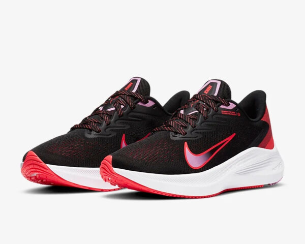 Giày Nike Wmns Air Zoom Winflo 7 'Black Flash Crimson' CJ0302-008 - Hình ảnh 4