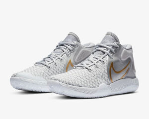 Alternative view of Giày Nike Air Zoom KD Trey 5 VIII 'Metallic Silver Gold' CK2090-006