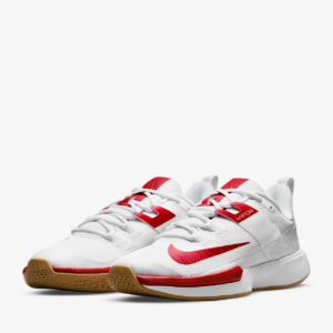 Alternative view of Giày Nike Wmns NikeCourt Vapor Lite 'White University Red' DC3431-188
