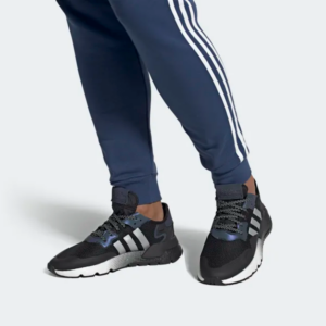 Alternative view of Giày Adidas Nite Jogger 'Core Black Silver' EF5403