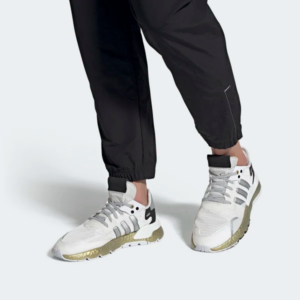 Alternative view of Giày Adidas Nite Jogger 'White Gold Metallic' FW6147