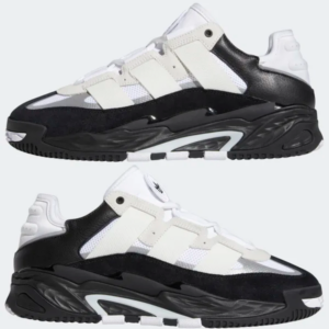 Giay Adidas Niteball 'White Black Silver Metallic' H67366