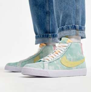 Alternative view of Giày Nike Zoom Blazer Mid Premium SB 'Light Dew Zitron' DA1839-300