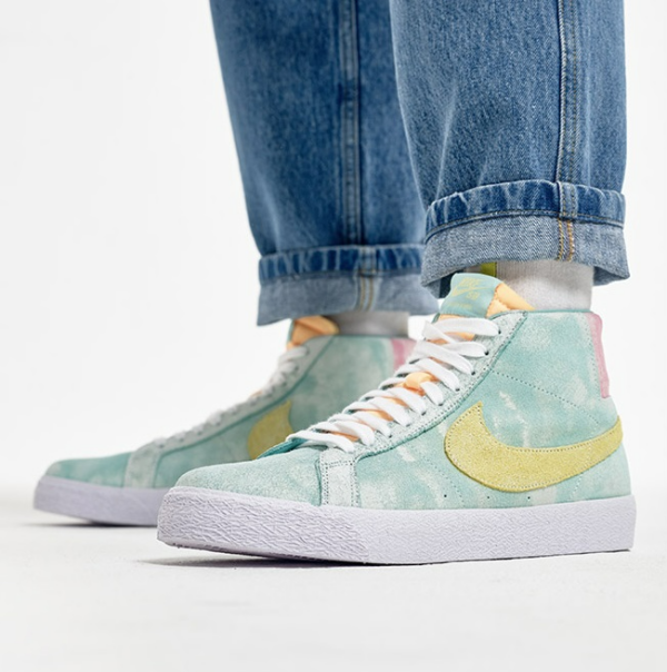 Giày Nike Zoom Blazer Mid Premium SB 'Light Dew Zitron' DA1839-300 - Hình ảnh 2