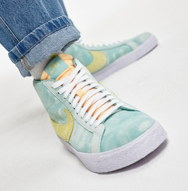 Giày Nike Zoom Blazer Mid Premium SB 'Light Dew Zitron' DA1839-300 - Hình ảnh 3