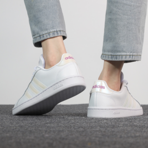 Alternative view of Giày Adidas Grand Court 'Cloud White' FZ4261