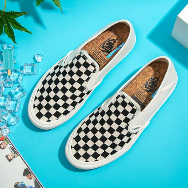 Giày Vans Eco Theory SlipL-On SF 'Black Checkerboard' VN0A3MVD42E - Hình ảnh 5