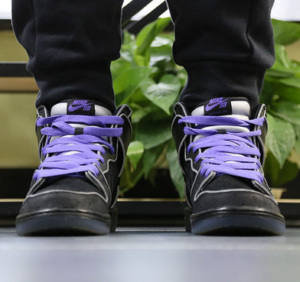 Alternative view of Giày Nike SB Dunk High 'Purple Box' 833456-002
