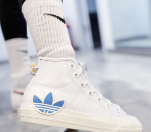 Alternative view of Giày Adidas Originals Nizza Hi DL 'White' FX8497