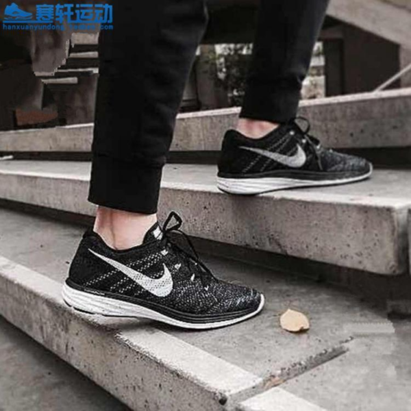 Giày Nike Wmns Flyknit Lunar 3 'Oreo' 698182-001 - Hình ảnh 2