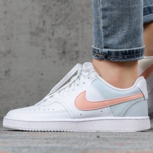 Alternative view of Giày Nike Court Vision Mid White Washed Coral Aura CD5434-103