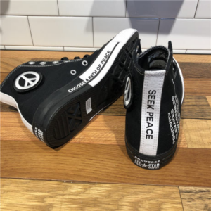 Giay Converse Chuck Taylor All Star High 'Seek Peace Black' 165766C