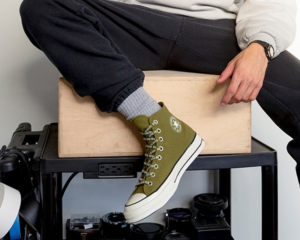 Alternative view of Giày Converse Chuck 70 High Gore-Tex Utility 'Dark Moss' 168859C