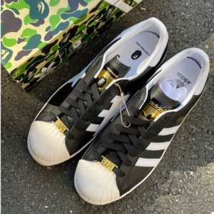 Giay Adidas x BAPE Superstar 80s 'Core Black Off White' IF2385
